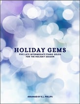 Holiday Gems piano sheet music cover